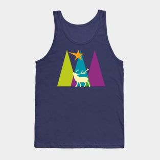Deer with triangles and star Tank Top